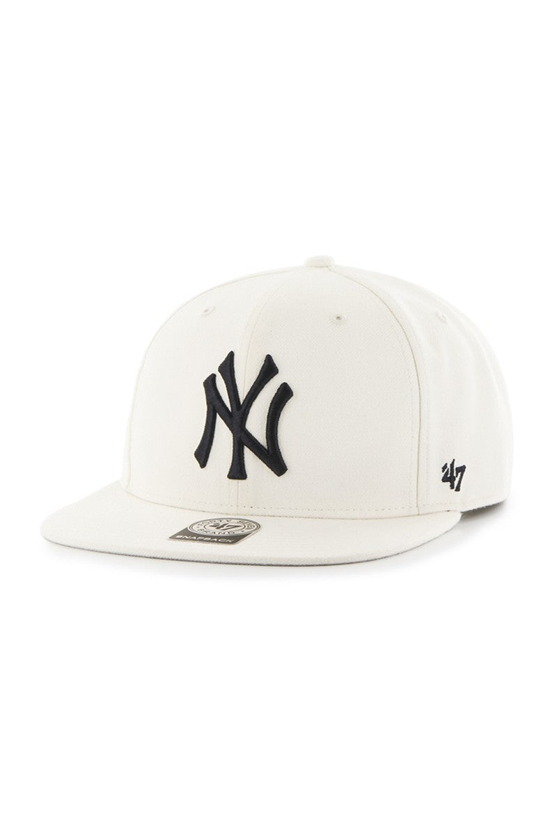 Cappello NY Yankees Natural Beige Chiaro (Visiera Piatta)
