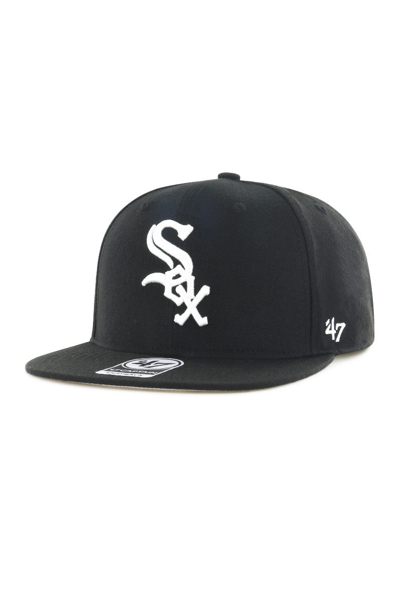 Cappello Chicago White Sox Black (Visiera Piatta)