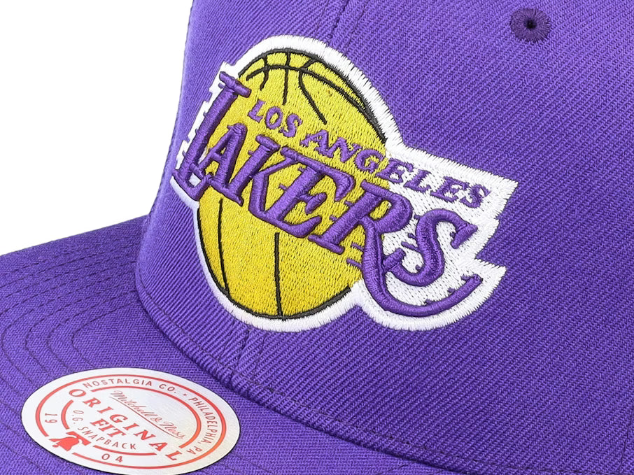 Los Angeles Lakers Team Ground 2.0 Purple Snapback