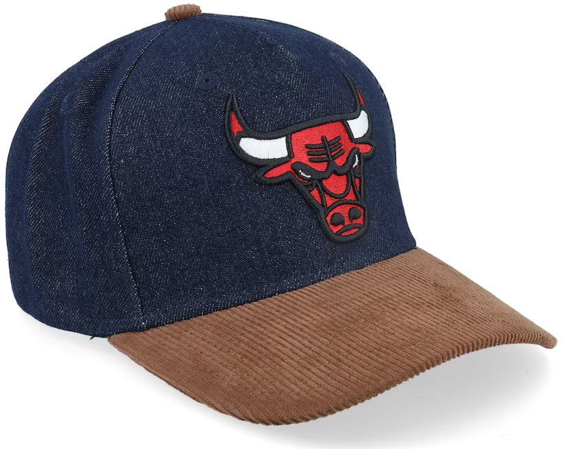 Chicago Bulls Denim Dark Navy/Brown Corduroy