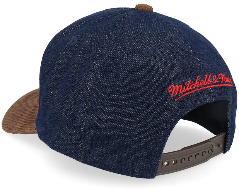 Chicago Bulls Denim Dark Navy/Brown Corduroy