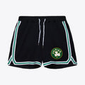 Black Boston Celtics Logo Over Game Day Shorts