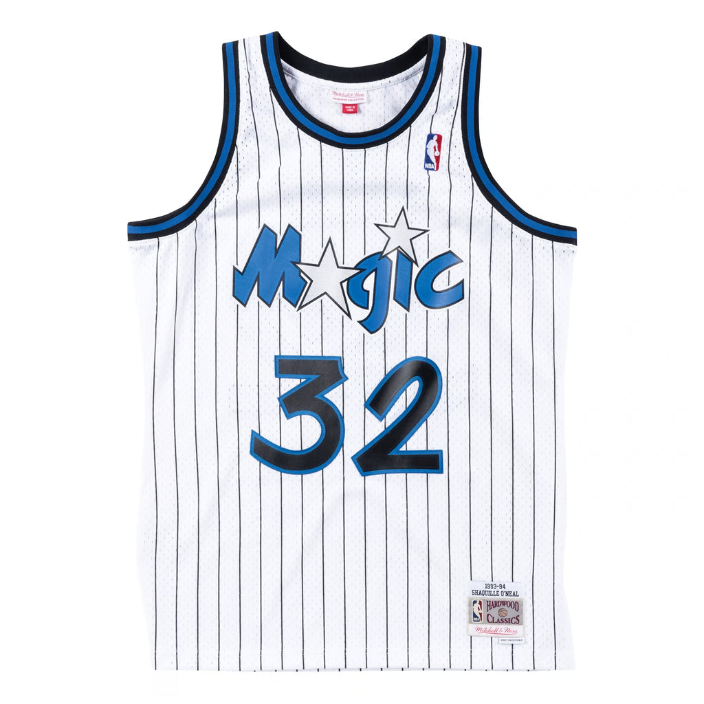 Shaq O'Neal #32 Orlando Magic 1993-94 Mitchell & Ness Swingman NBA Jersey White