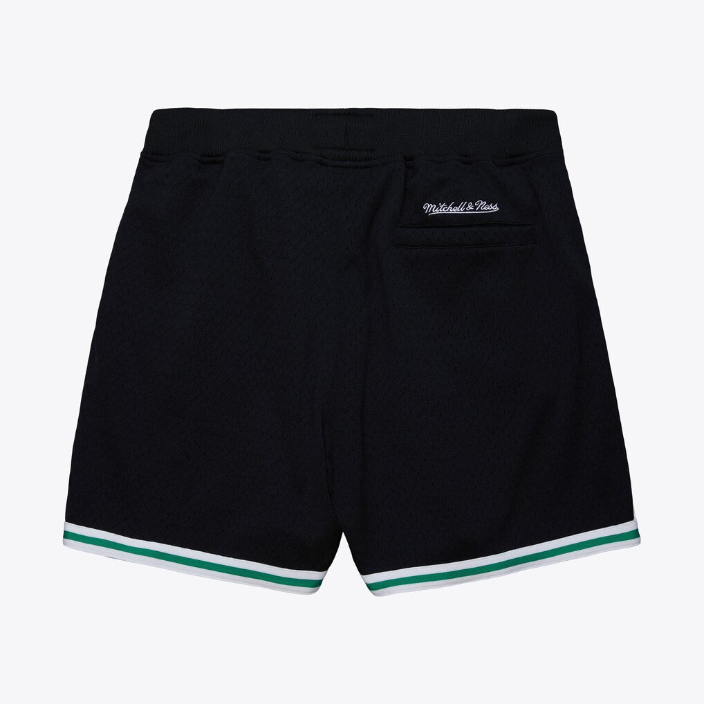 Black Boston Celtics Logo Over Game Day Shorts