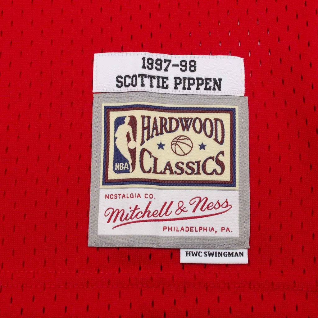 NBA Jersey Chicago Bulls Road 1997-98 Scottie Pippen #33 Rossa