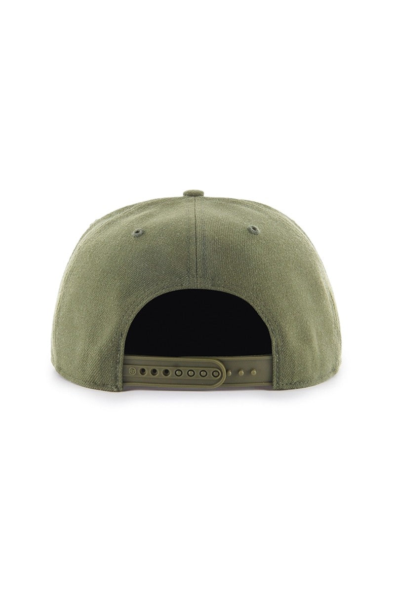 Cappello NY Yankees Verde Militare (Visiera Piatta)