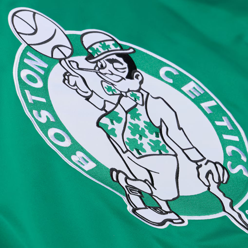 Giacca Boston Celtics Mitchell & Ness Heavyweight Satin Jacket