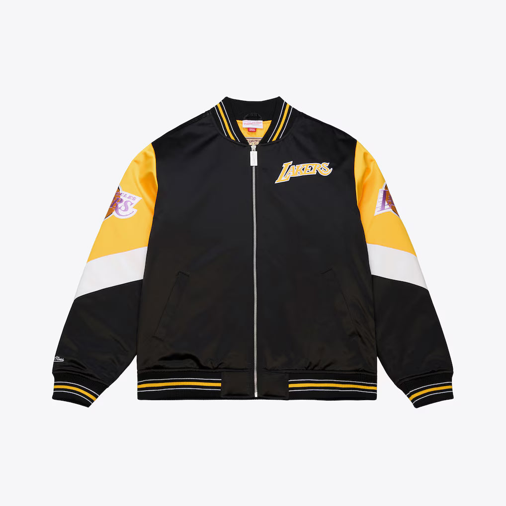 Giacca Los Angeles Lakers Mitchell & Ness Heavyweight Satin Jacket