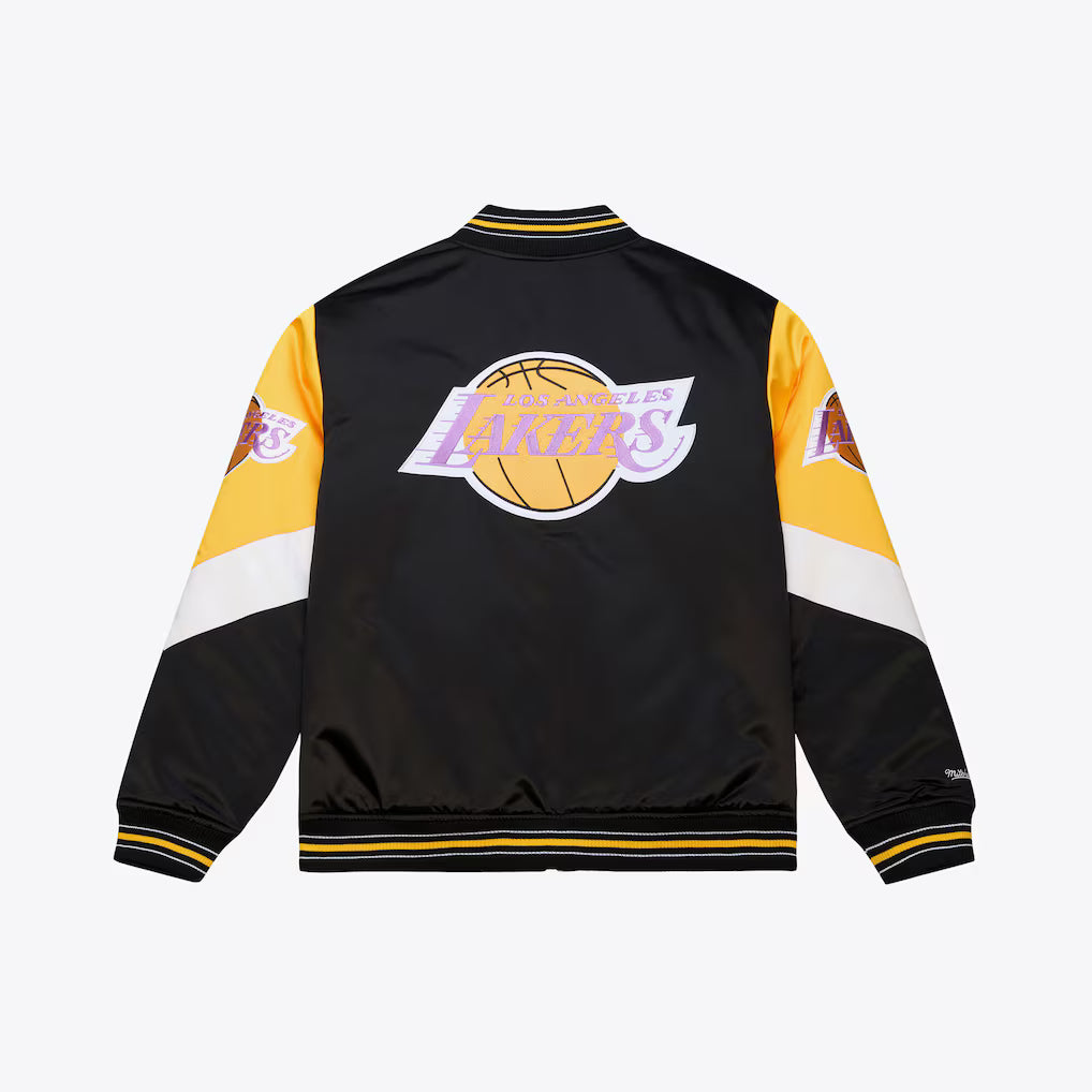 Giacca Los Angeles Lakers Mitchell & Ness Heavyweight Satin Jacket